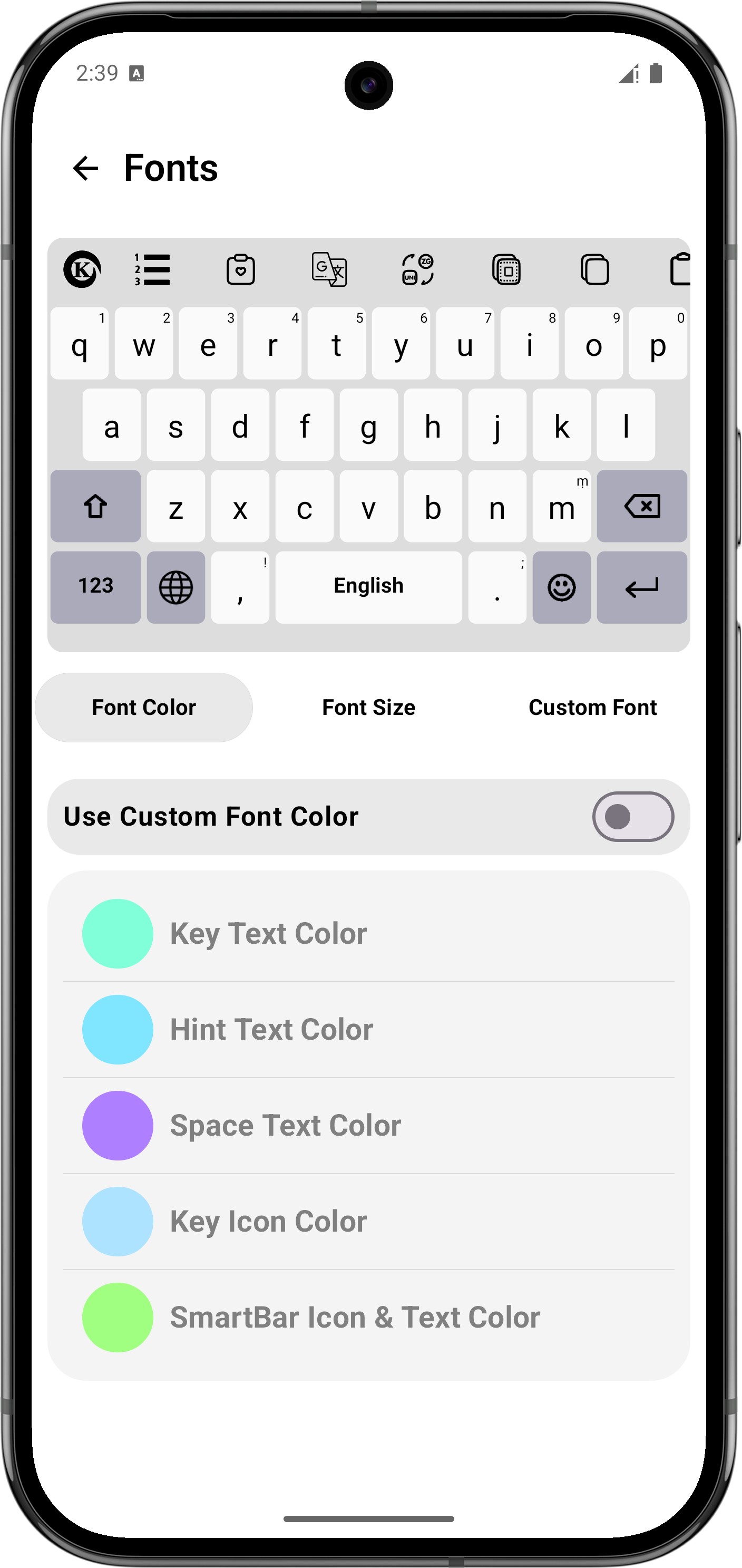 K Keyboard screenshot 12