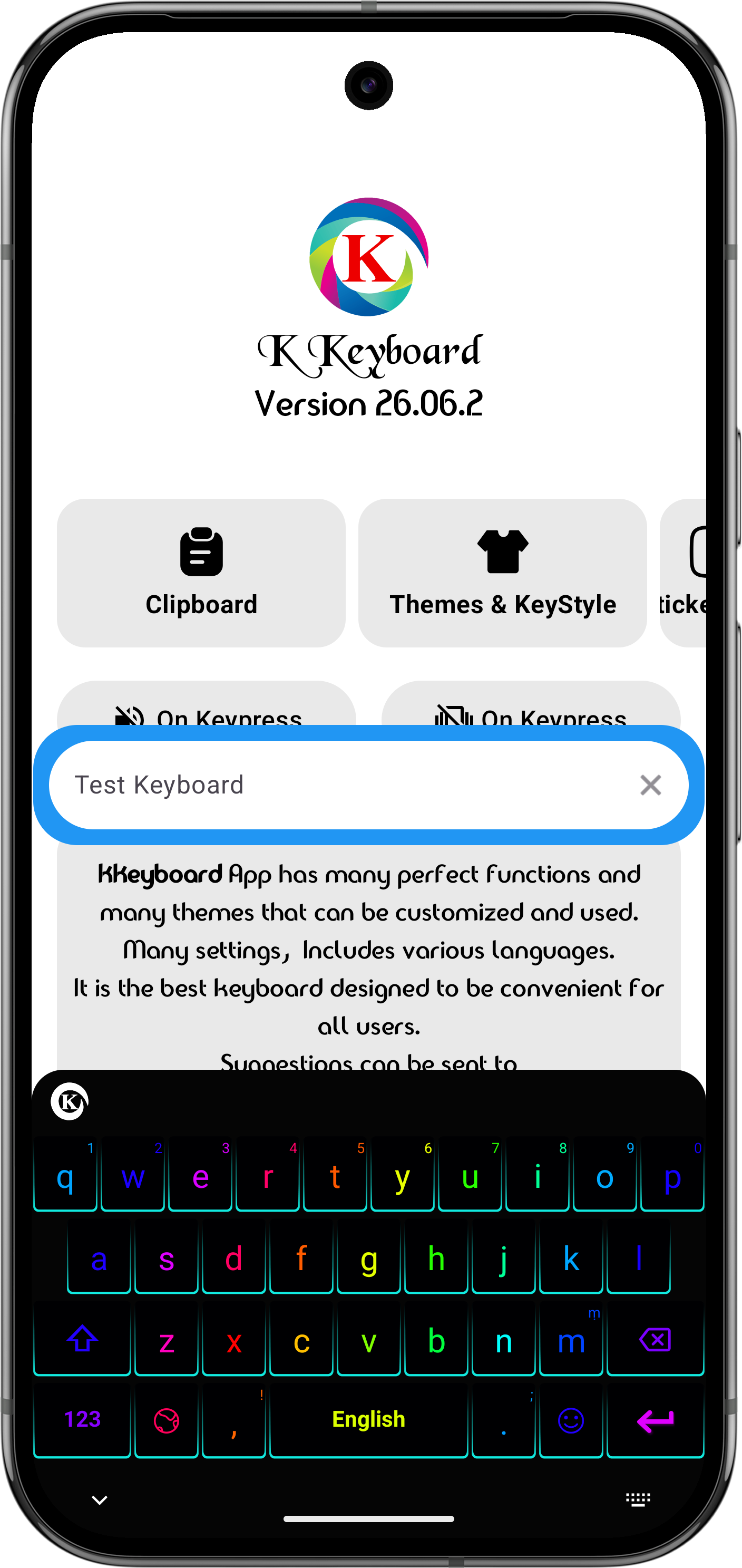 K Keyboard screenshot 3