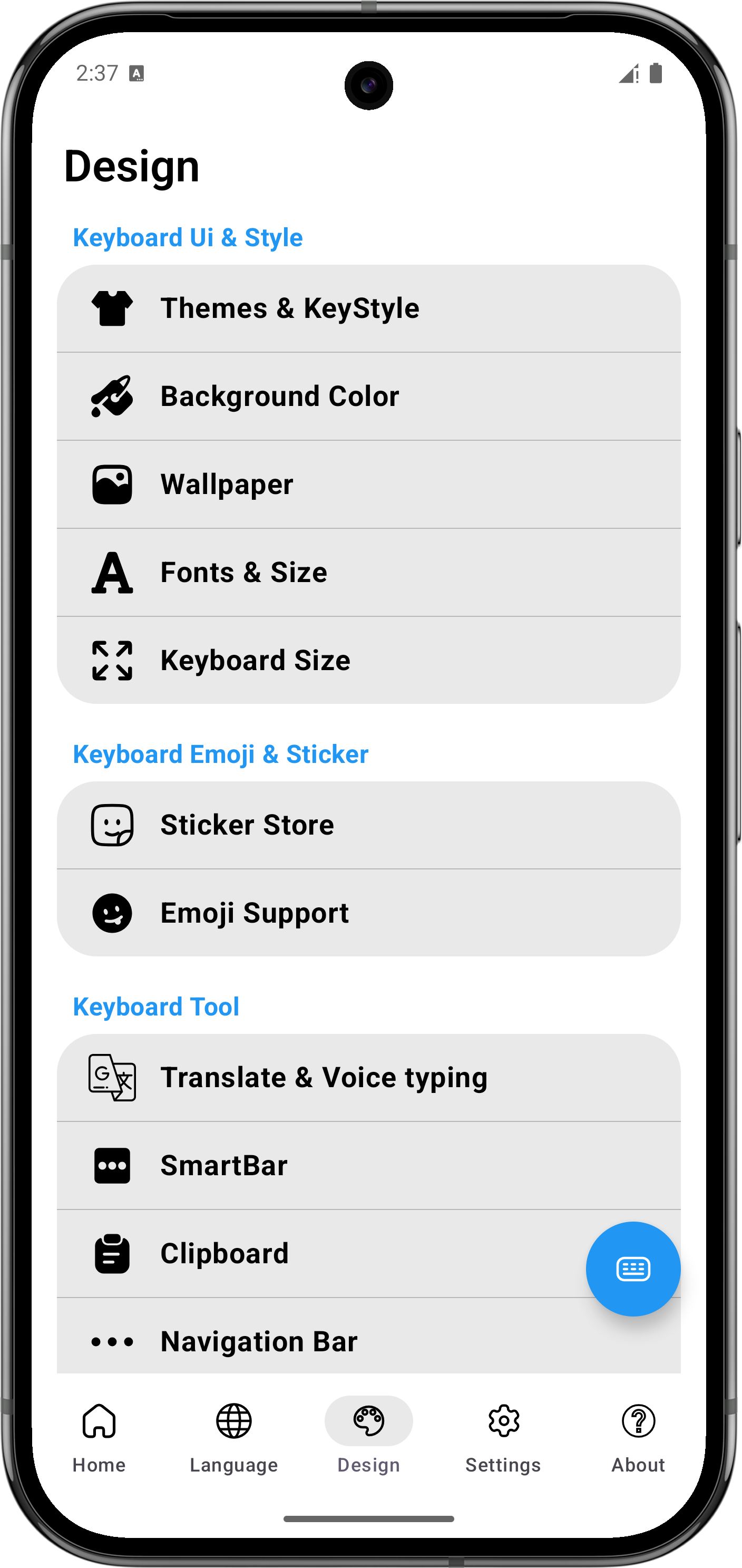 K Keyboard screenshot 6